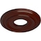Ekena Millwork Classic Ceiling Medallion (Fits Canopies up to 7 1/4"), 12 3/8"OD x 4"ID x 1 1/8"P, Brushed Mahogany CM12CLBMF - alternate 3